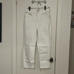 Madewell white jeans